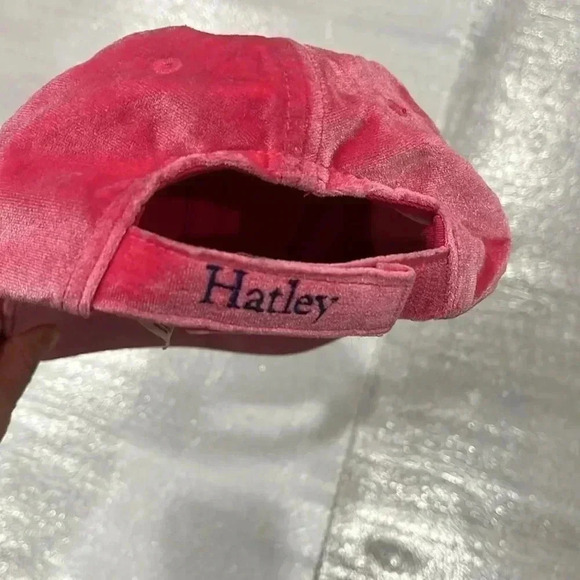 [O/S]Hatley Pink Velvet social  Butterfly Embroidered Sequins Hat - Picture 4 of 5